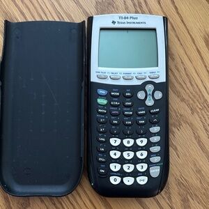 Texas Instruments TI-84 Plus Graphing Calculator - Black and Silver